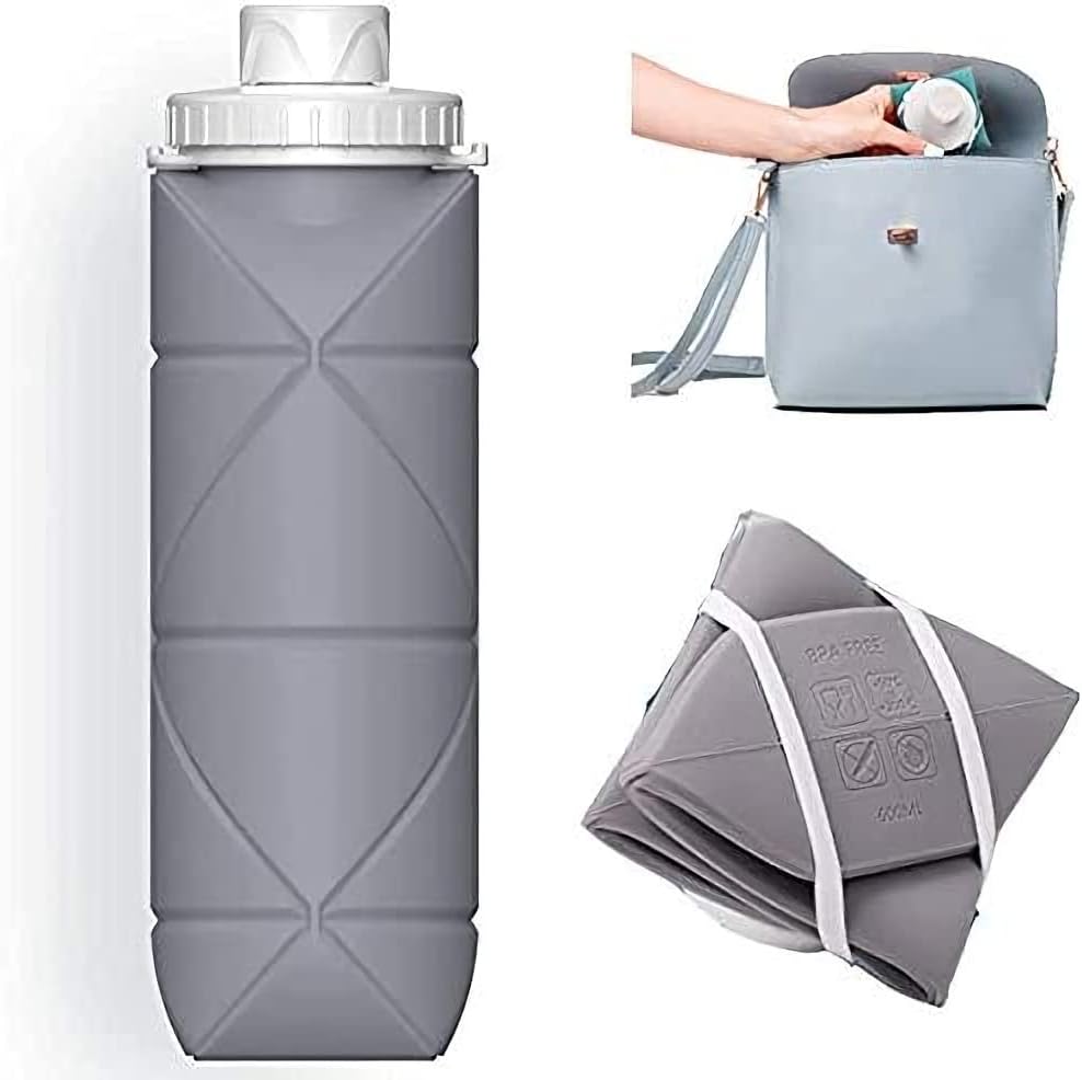 Collapsible Sports Water Bottle – Leakproof, BPA-Free Silicone | RAREDEALs
