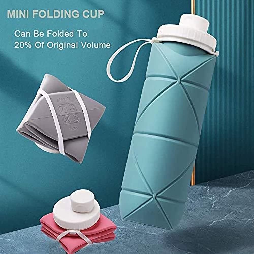 Collapsible Sports Water Bottle – Leakproof, BPA-Free Silicone | RAREDEALs