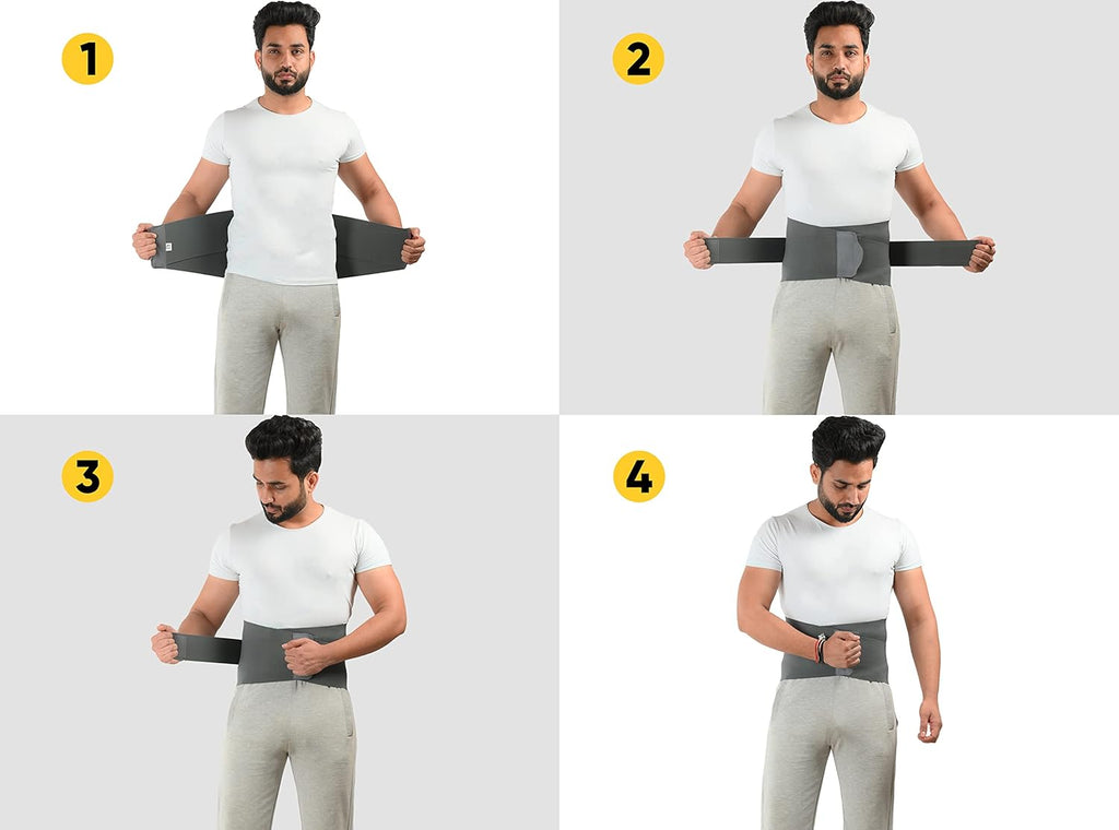 Lumbar Support Waist Belt for Lower Back Pain Relief