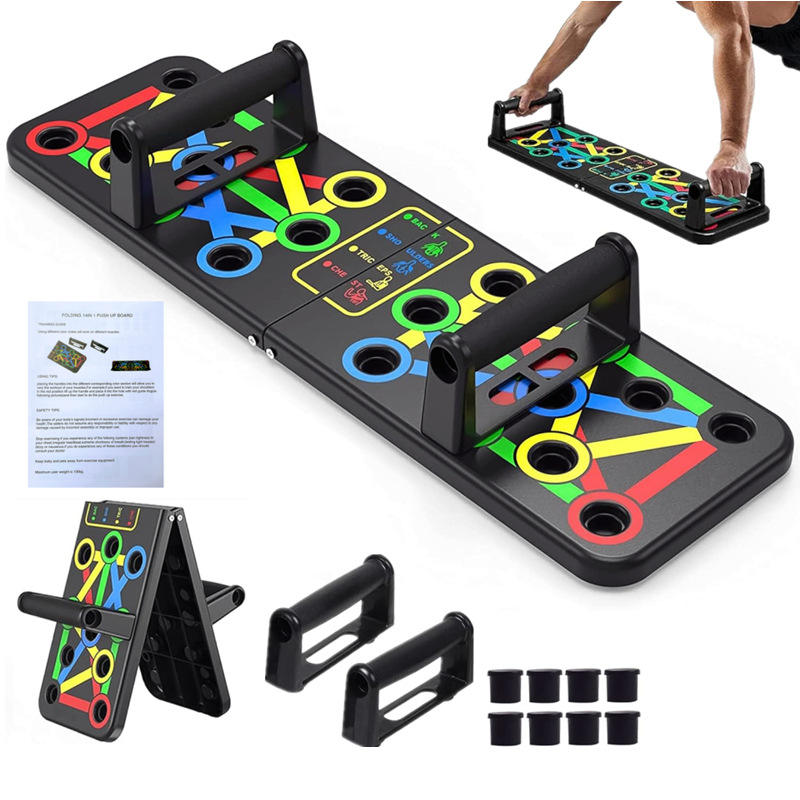 Foldable Push Up Stand Board — Multifunctional Home Gym Equipment