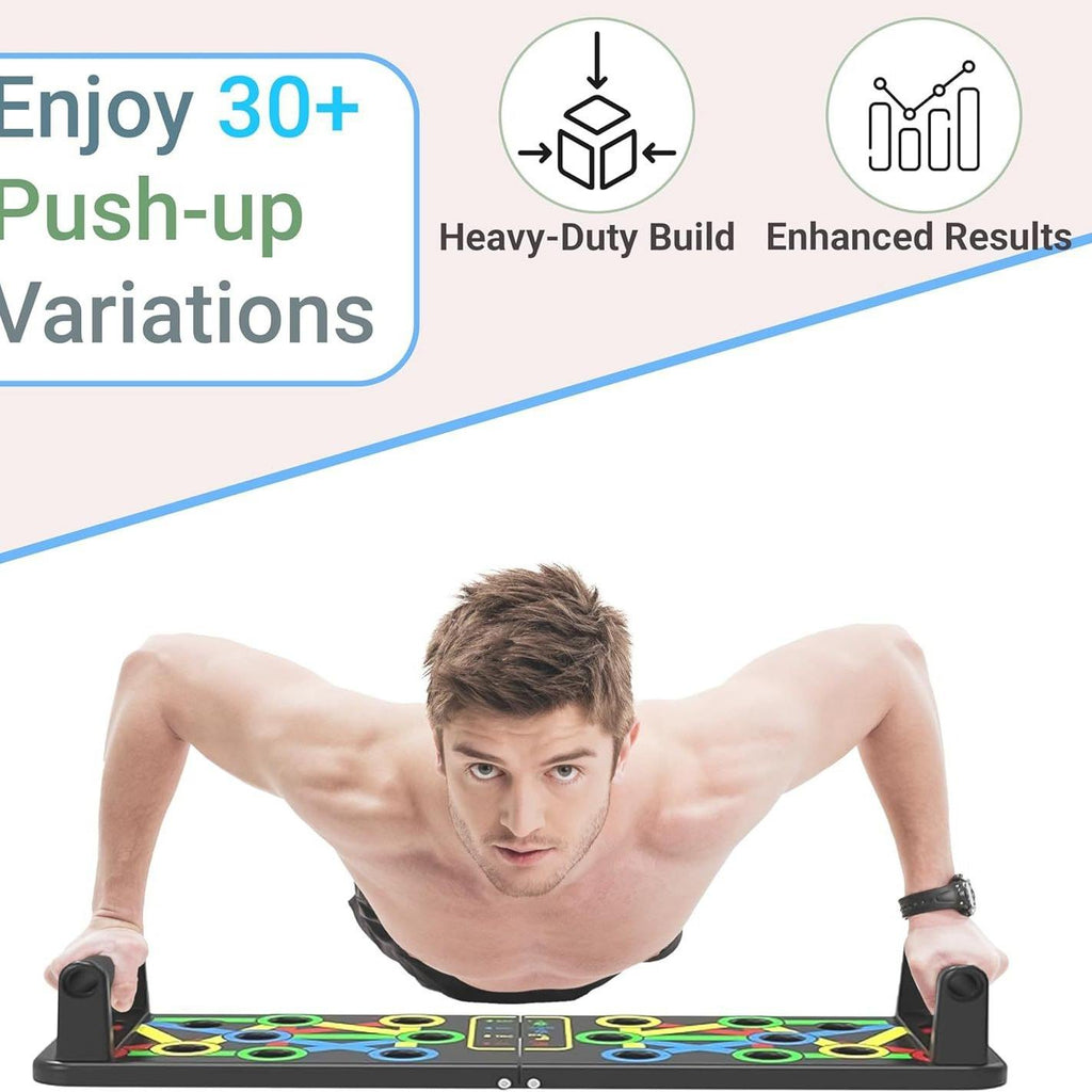 Foldable Push Up Stand Board — Multifunctional Home Gym Equipment