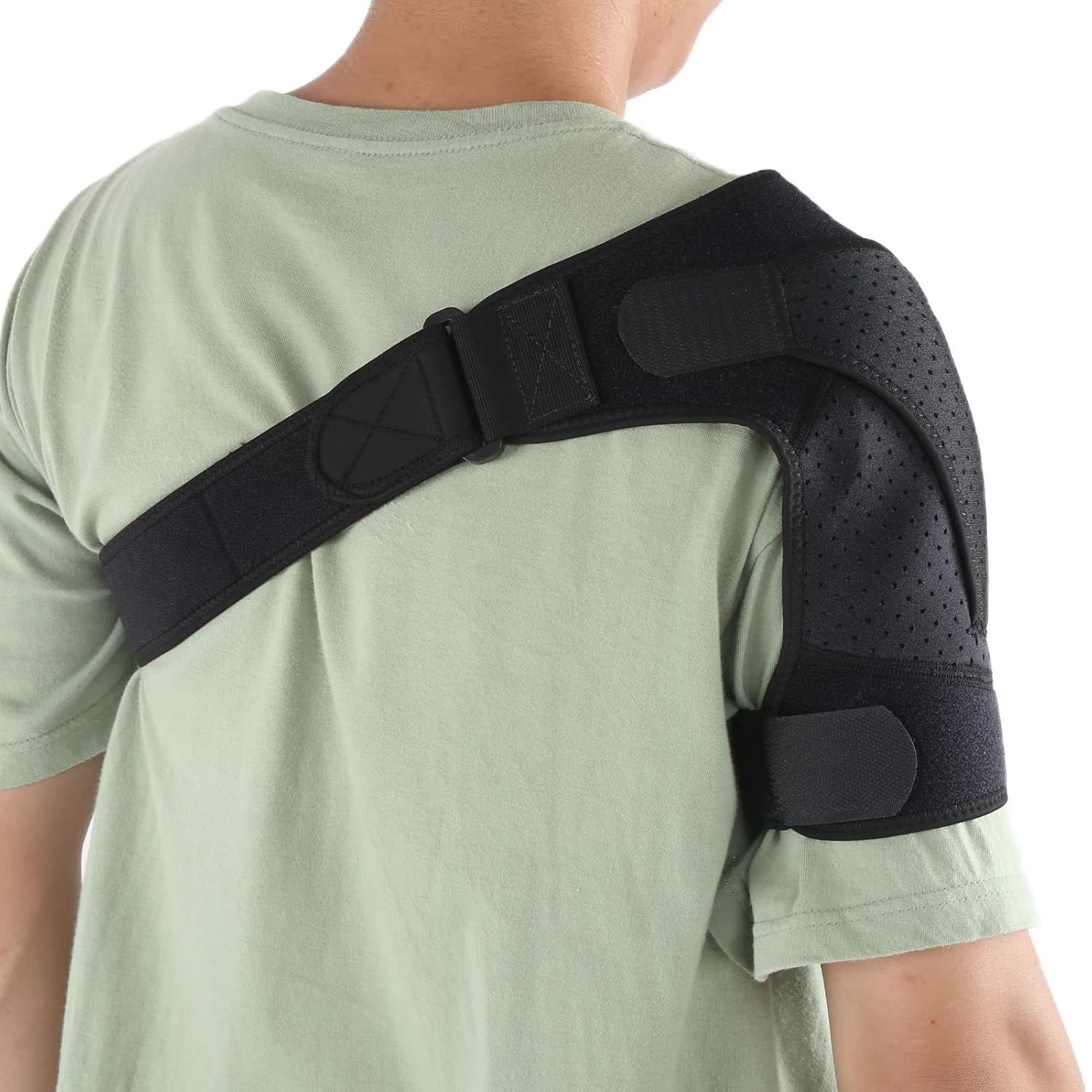 One-Shoulder Protector – Reversible, Lightweight & Adjustable with Bandage for Pain Relief | RAREDEALs