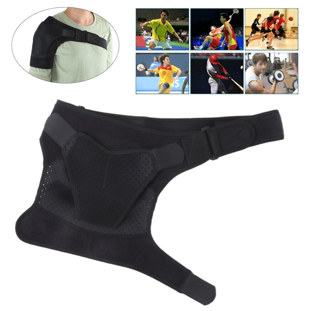 One-Shoulder Protector – Reversible, Lightweight & Adjustable with Bandage for Pain Relief | RAREDEALs