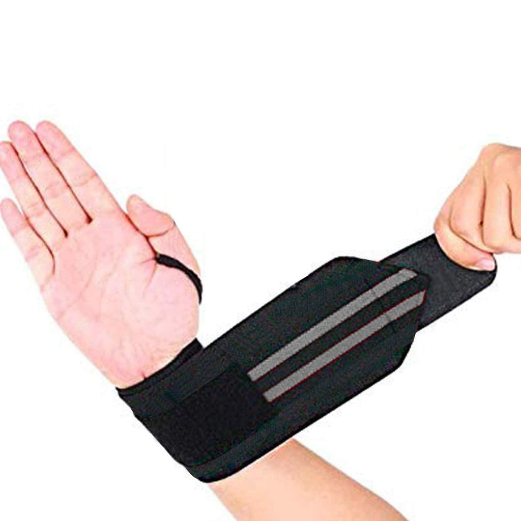 Wrist Supporter for Gym - Wrist Pain Relief, Weightlifting, CrossFit & Sports Support for Men & Women